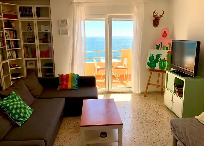 Gatu Bani Con Terraza Y Vista Frontal Al Mar, Preferente Mayores De 25 Anos Y Familias شقة كاديز